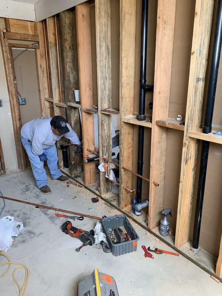 Commercial rough-in plumbing for Gas Line Repair in Ashford